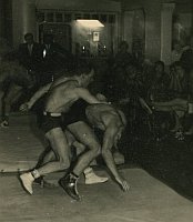 Theo Wammes tegen Steenbakker in 1961, foto 1